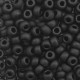 Miyuki seed beads 6/0 - Matte black 6-401f